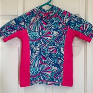 Kids sz6 Lilly for Target swim shirt
